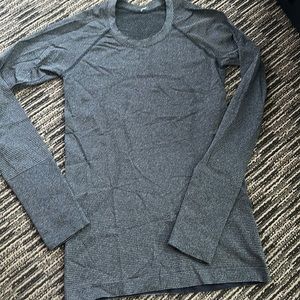 Lululemon long sleeve swiftly sparkle black
